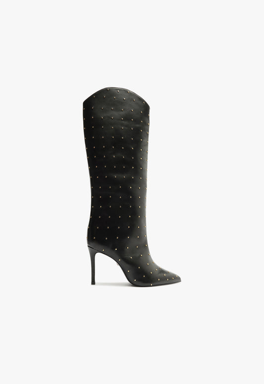 Maryana Boot Boots Fall 24 5 Black Leather - Schutz Shoes