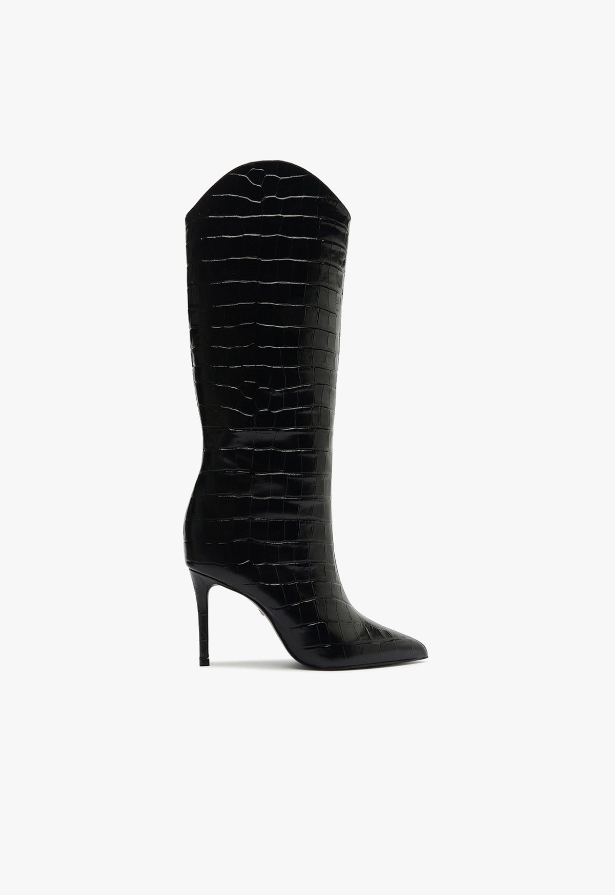 Maryana Wide Boot FALL 24 5 Black Leather - Schutz Shoes