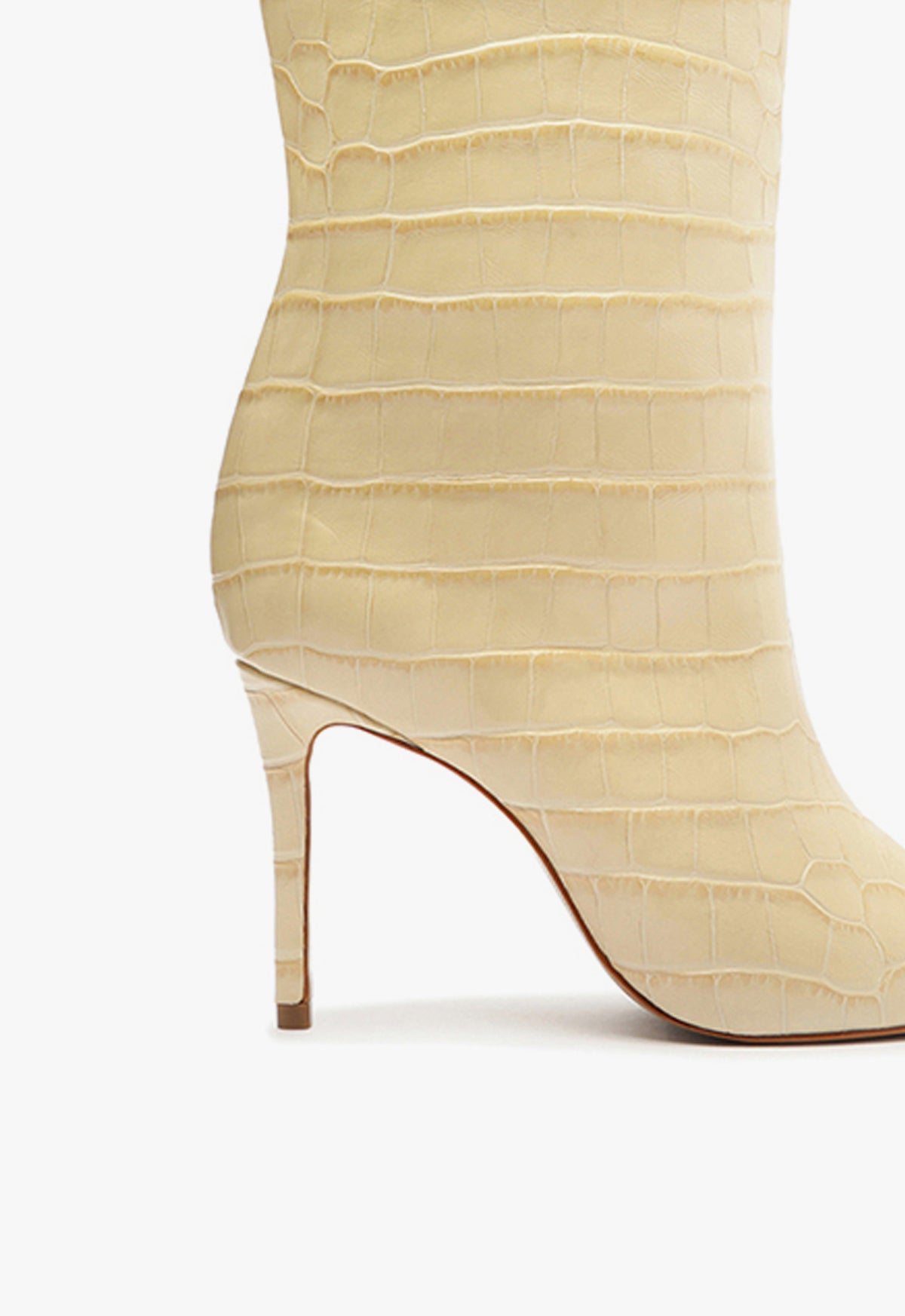 Maryana Wide Boot - Beige Knee-High Boots - Wide Fit, Stiletto Heel | SCHUTZ Maryana Wide Boot - Beige Knee-High Boots - Wide Fit, Stiletto Heel | SCHUTZ