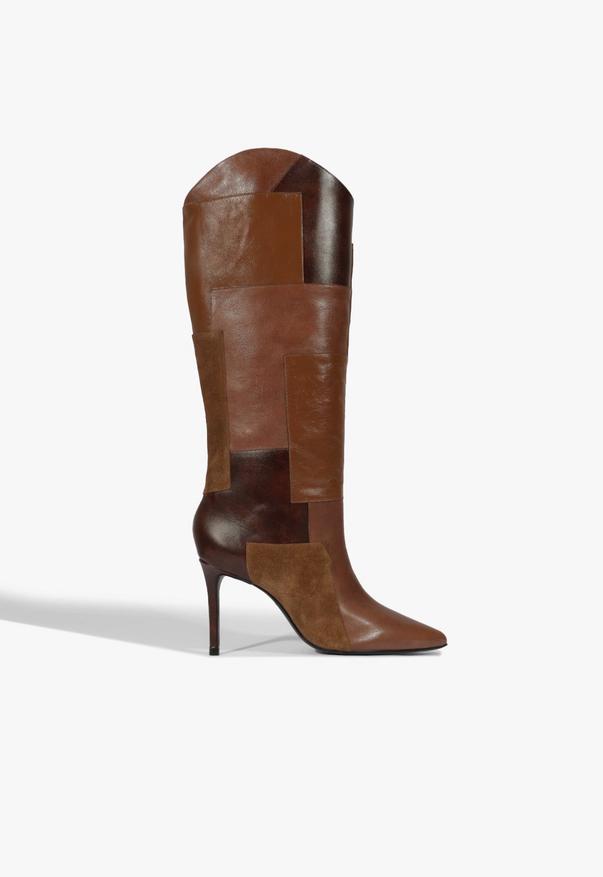 Maryana Patch Boot Fall 25 5 Toffee Brown Leather - Schutz Shoes