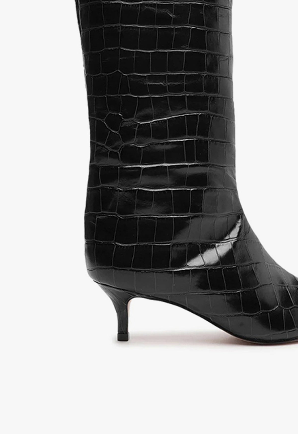 Maryana Lo Crocodile-Embossed Leather Boot CO - Schutz Shoes