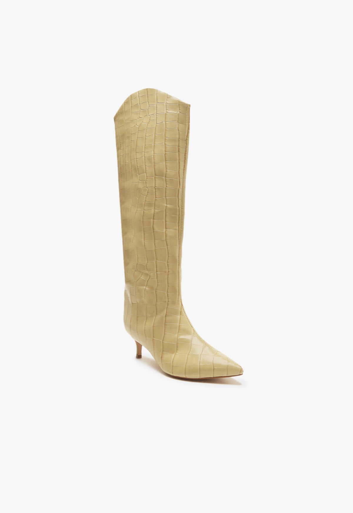 Maryana Lo Crocodile-Embossed Leather Boot CO - Schutz Shoes