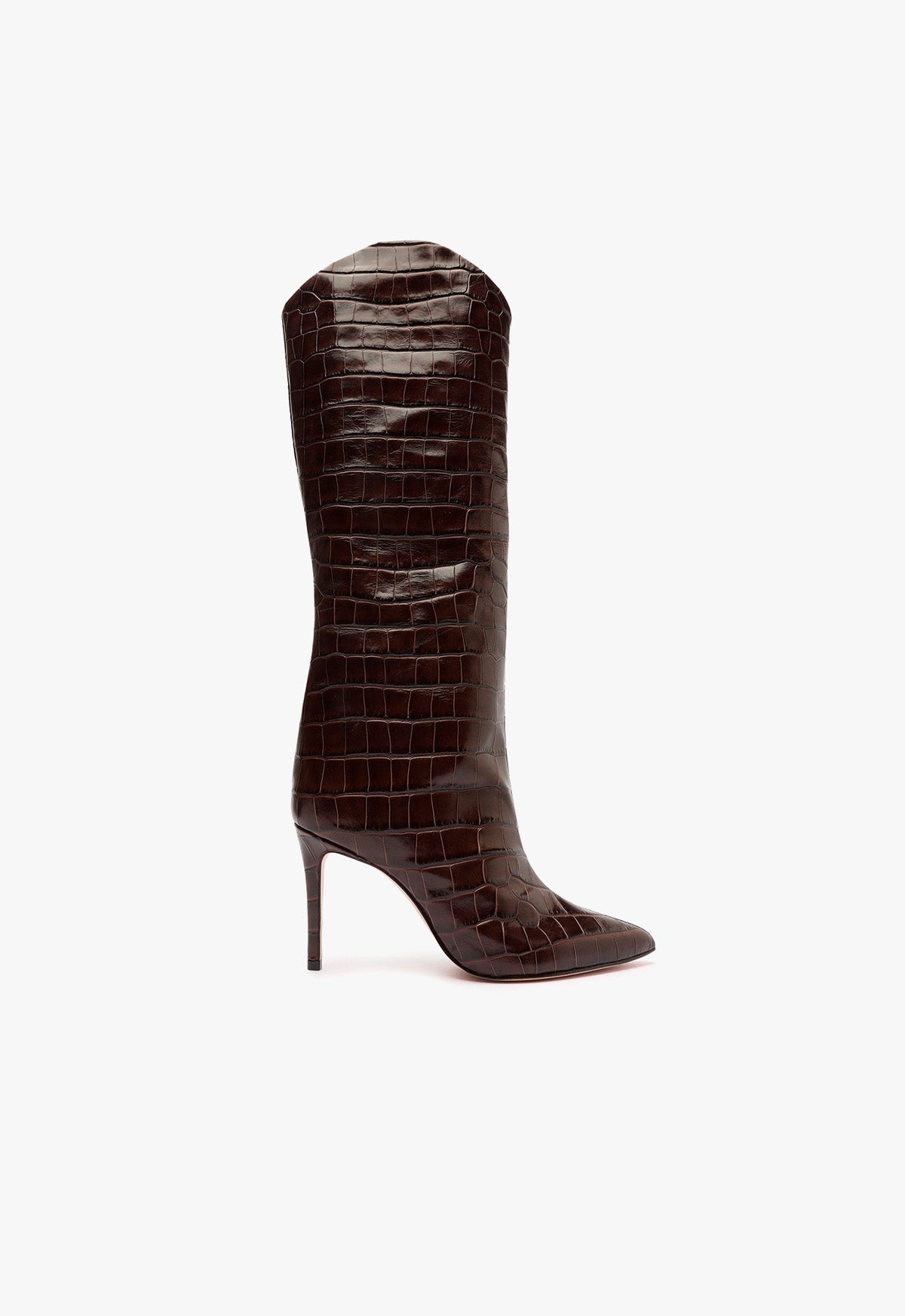 Maryana Crocodile-Embossed Leather Boot Boots FALL 23 - Schutz Shoes