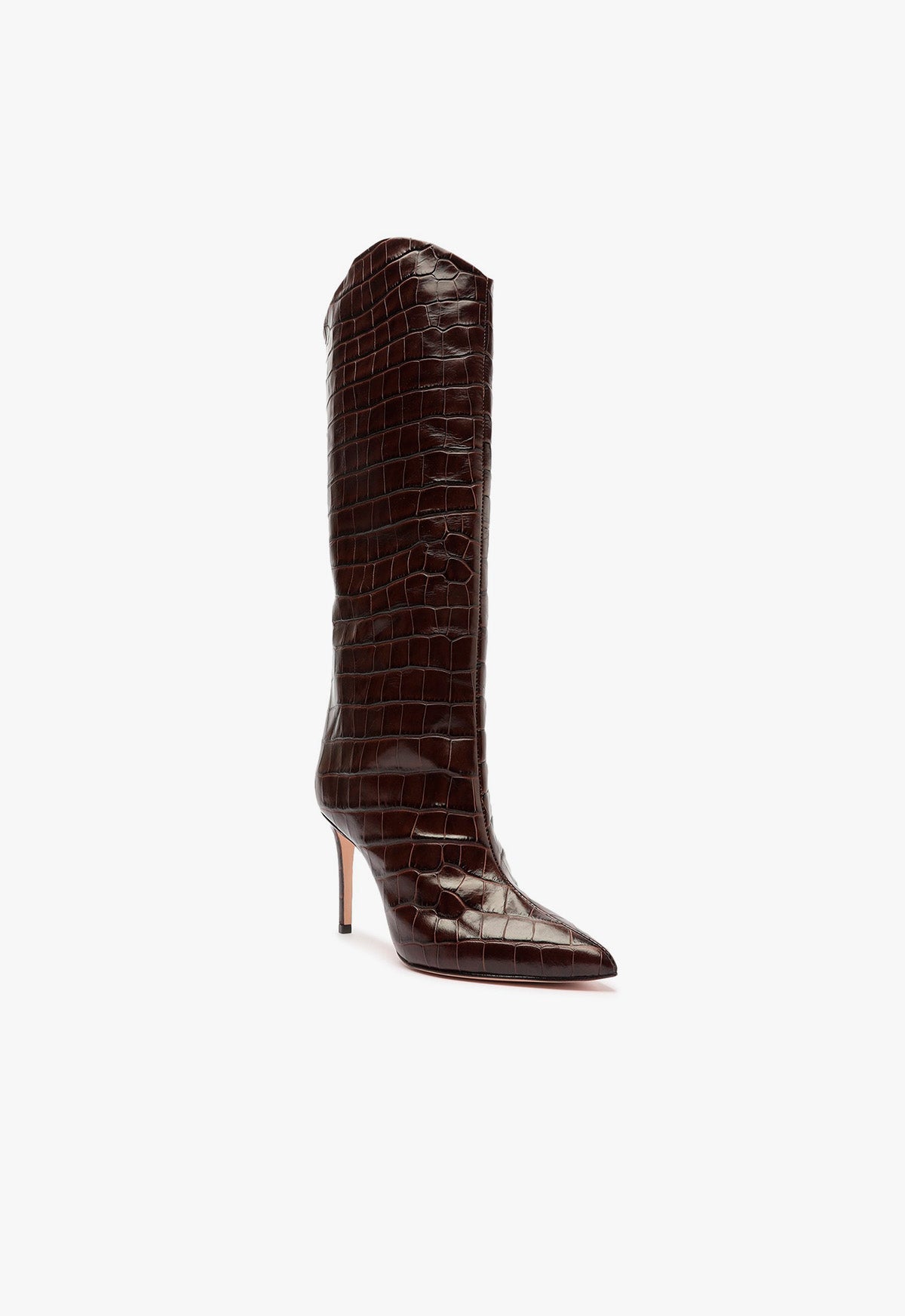 Maryana Crocodile-Embossed Leather Boot Boots FALL 23 - Schutz Shoes