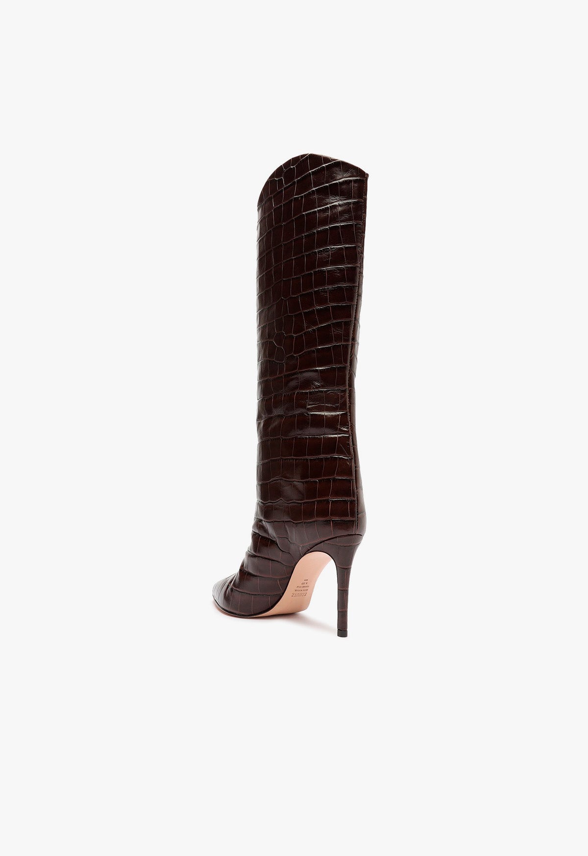 Maryana Crocodile-Embossed Leather Boot Boots FALL 23 - Schutz Shoes