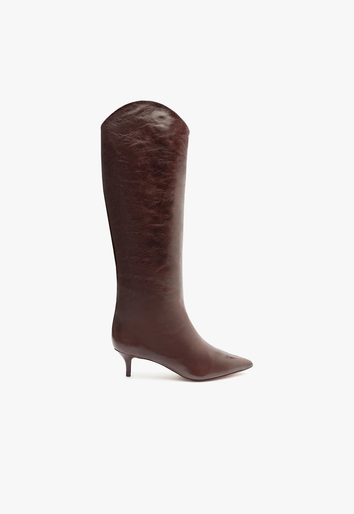 Maryana Lo Lux Boot Boots WINTER 23 5 Dark Chocolate Destroyed Lux - Schutz Shoes