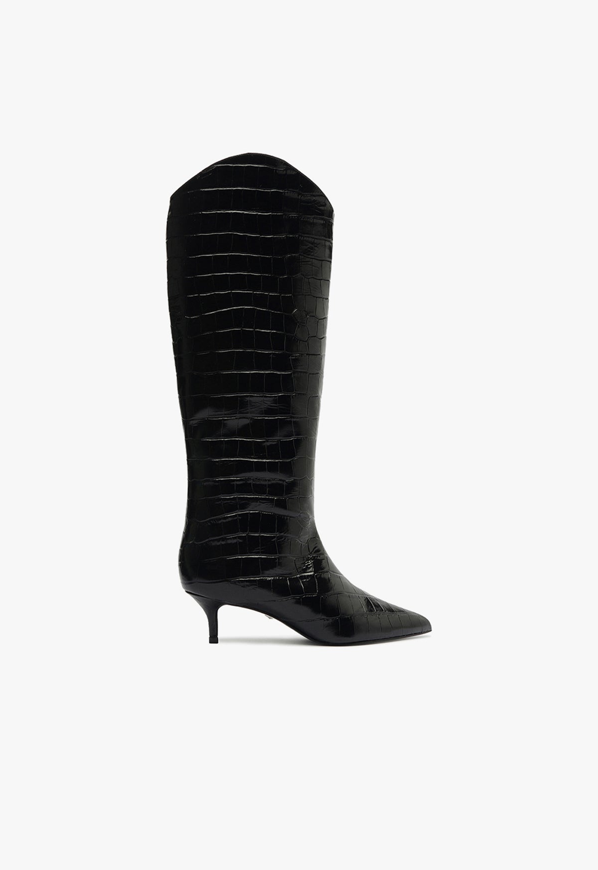 Maryana Lo Wide Boot Fall 24 5 Black Leather - Schutz Shoes