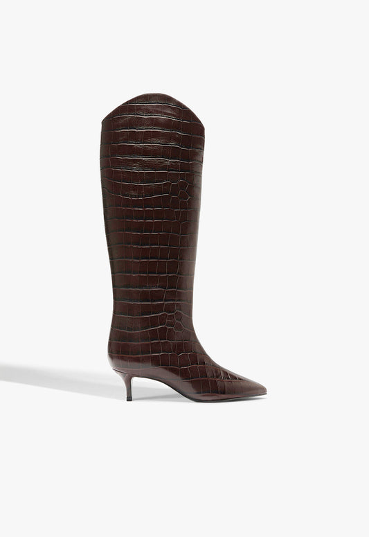 Maryana Lo Wide Leather Boot