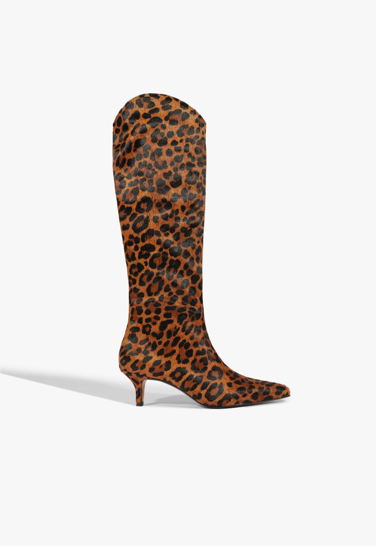 Maryana Lo Wide Calf Hair Boot 5 Leopard Hair Calf - Schutz Shoes