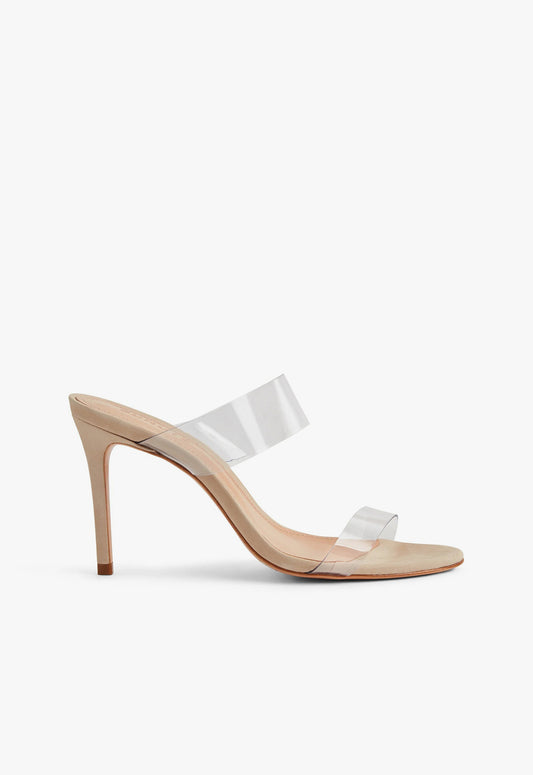 Ariella Sandal ESSENTIAL 5 Oyster Vinyl - Schutz Shoes