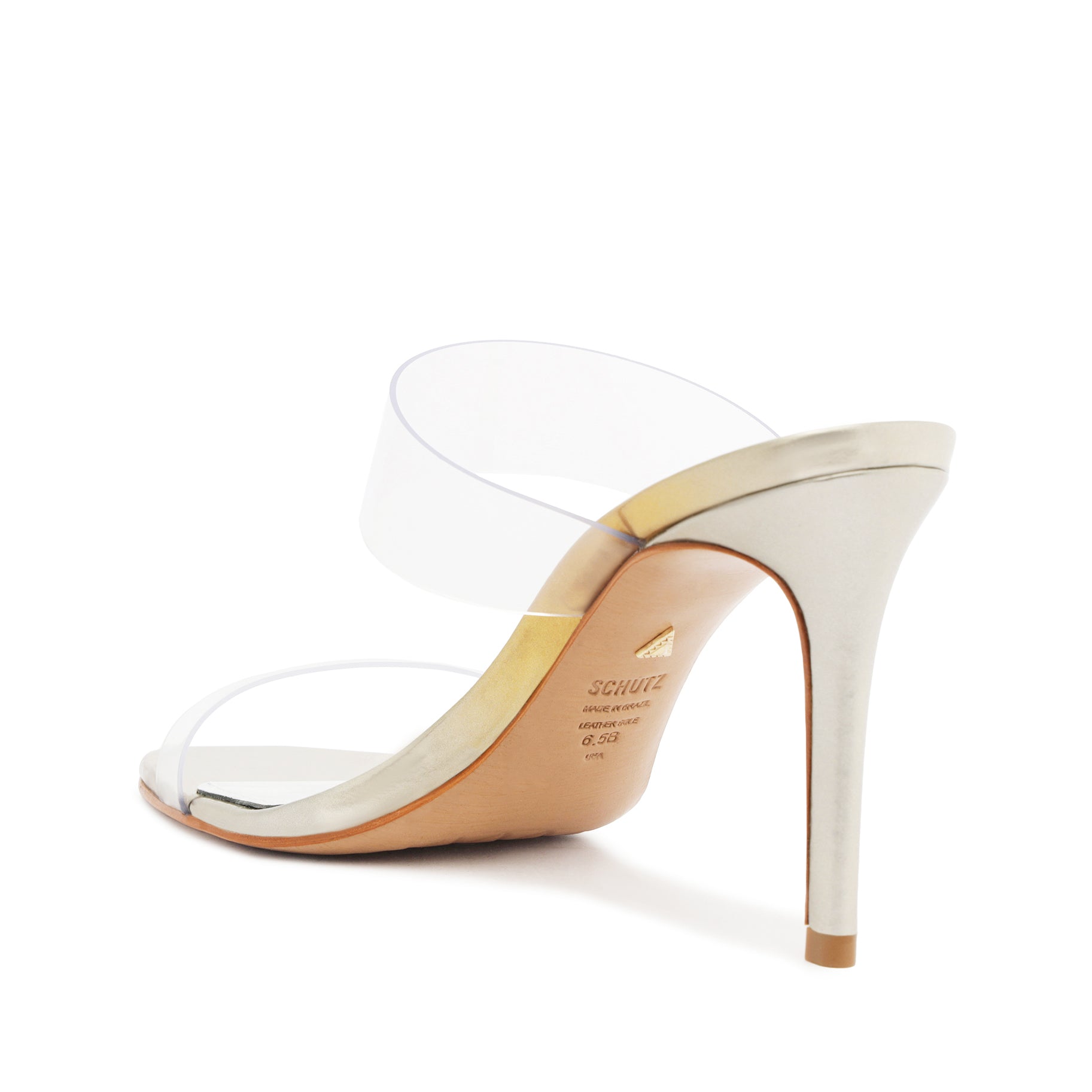 Ariella Vinyl & Metallic Sandal Sandals High Summer 24    - Schutz Shoes