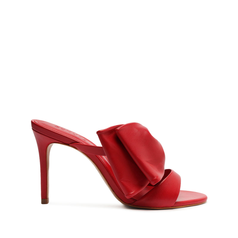 Judy High Nappa Leather Sandal Sandals Winter 23 5 Red Nappa Leather - Schutz Shoes