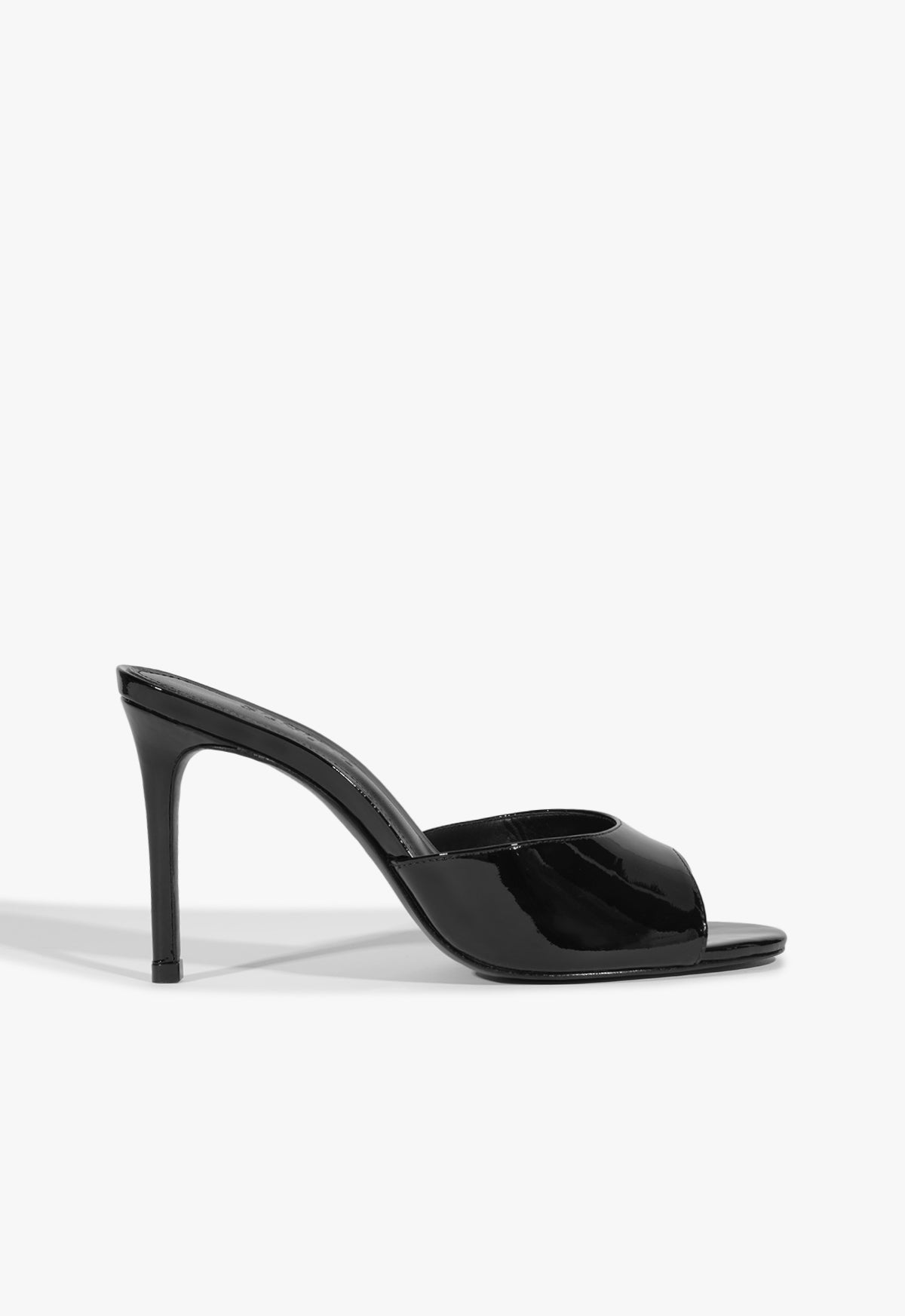 Cloe Sandal HIGH SUMMER 25 5 Black Patent - Schutz Shoes