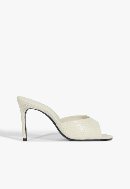 Cloe Sandal Pre Fall 25 5 Pearl Snake - Schutz Shoes