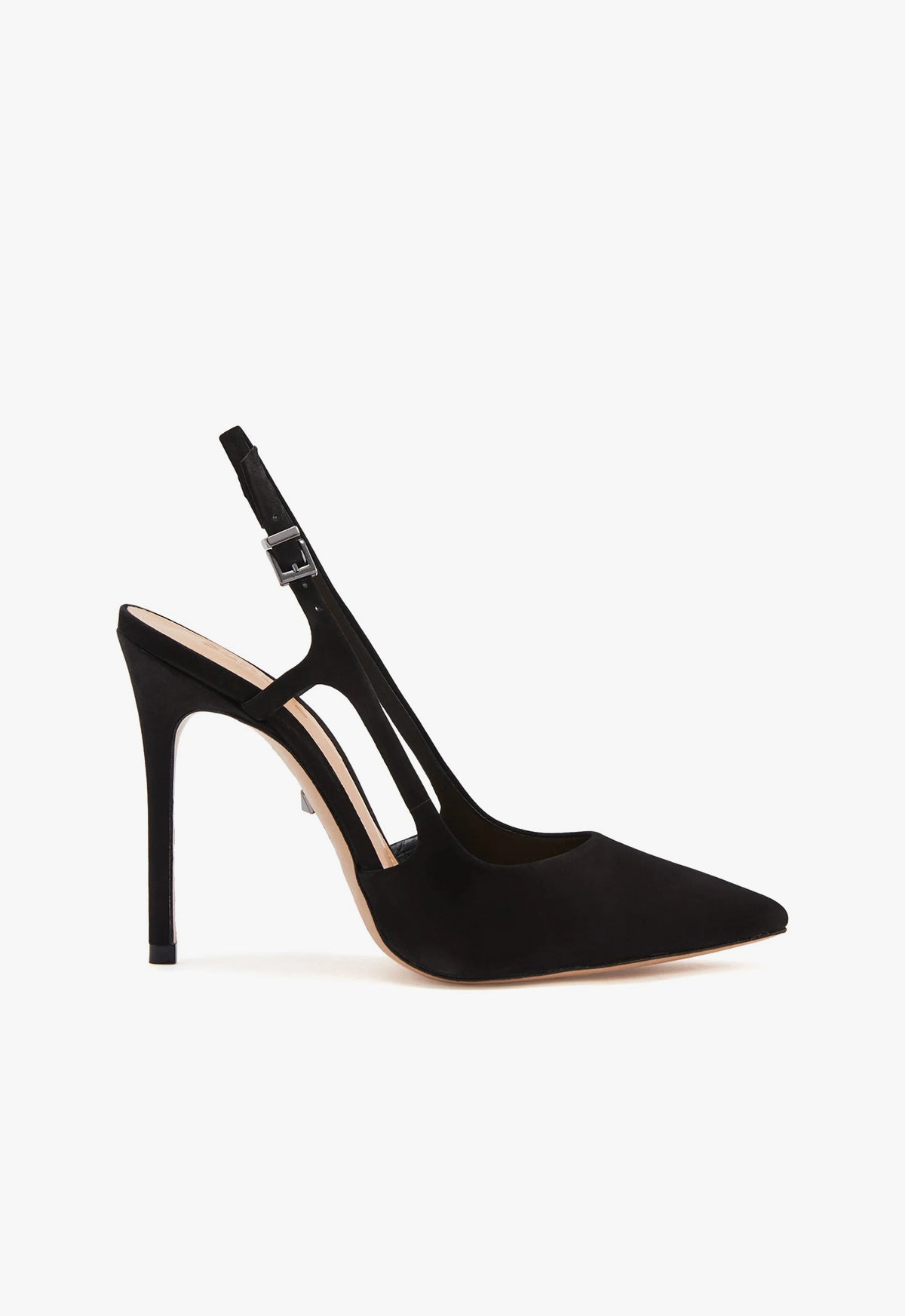 Boris Slingback Pump Pumps ESSENTIAL 5 Black Nubuck - Schutz Shoes