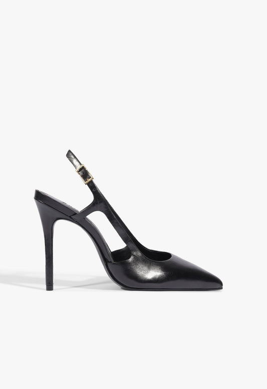 Boris Pump 5 Black Leather - Schutz Shoes