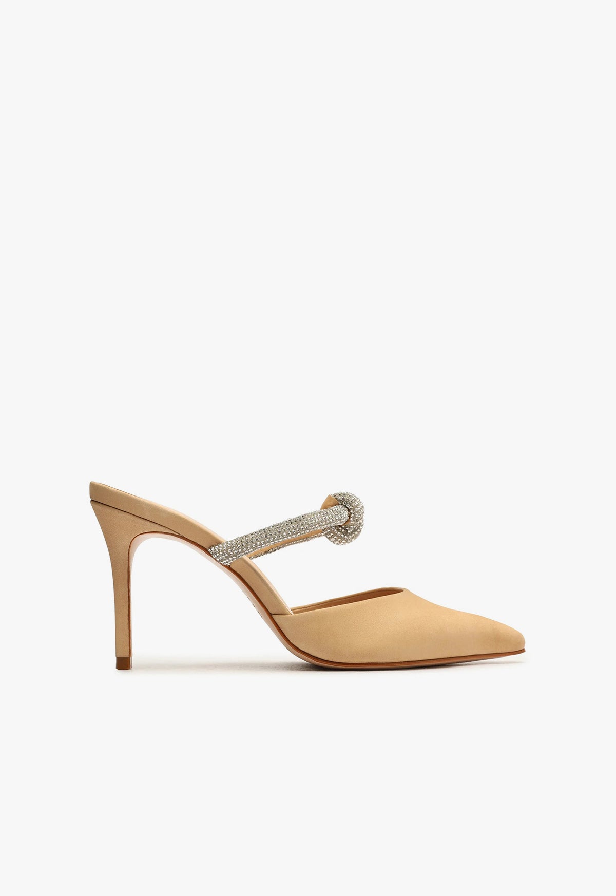 Pearl Nubuck Pump Pumps FALL 23 5 Light Beige Nubuck - Schutz Shoes