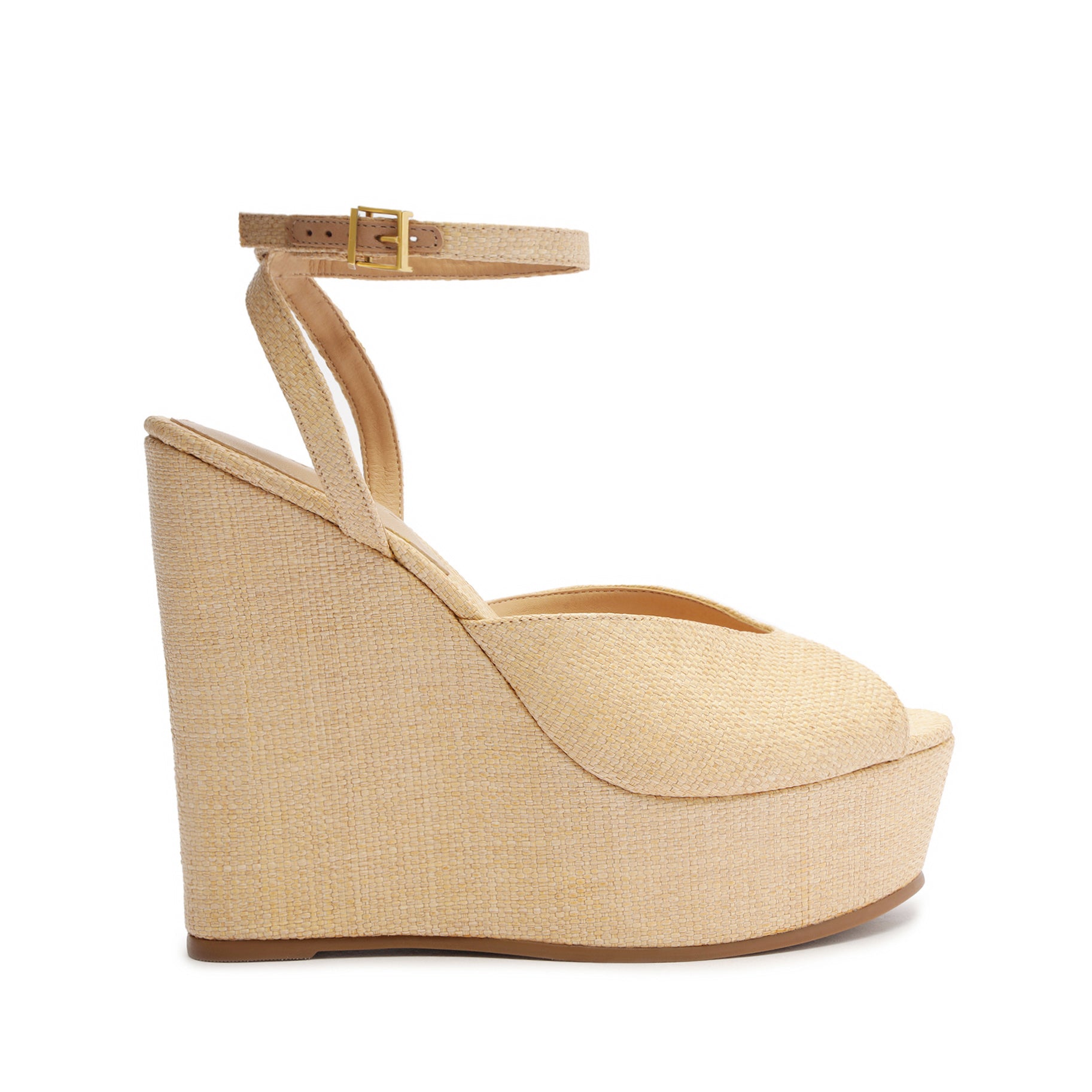 Neith Straw Sandal Sandals High Summer 24 5 Beige Deluxe Nappa - Schutz Shoes