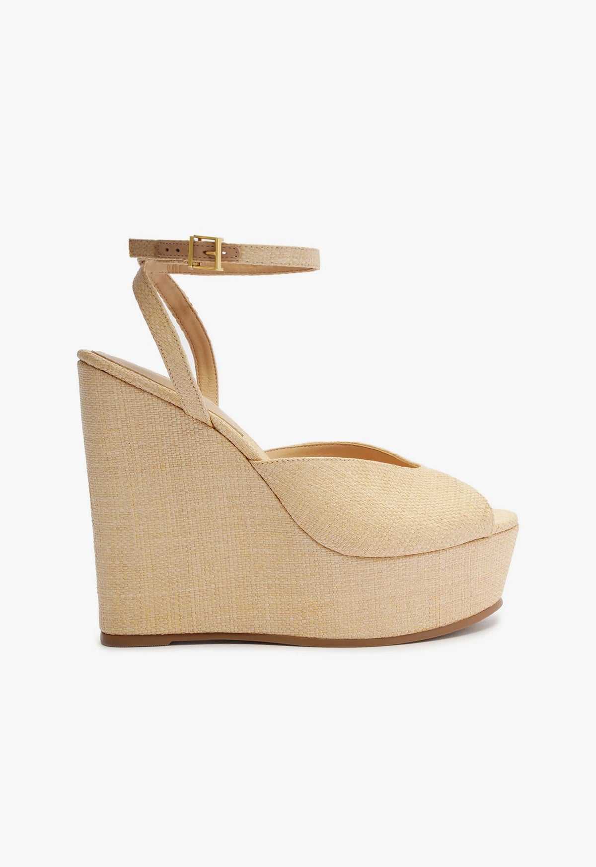 Neith Straw Sandal Sandals High Summer 24 5 Beige Deluxe Nappa - Schutz Shoes