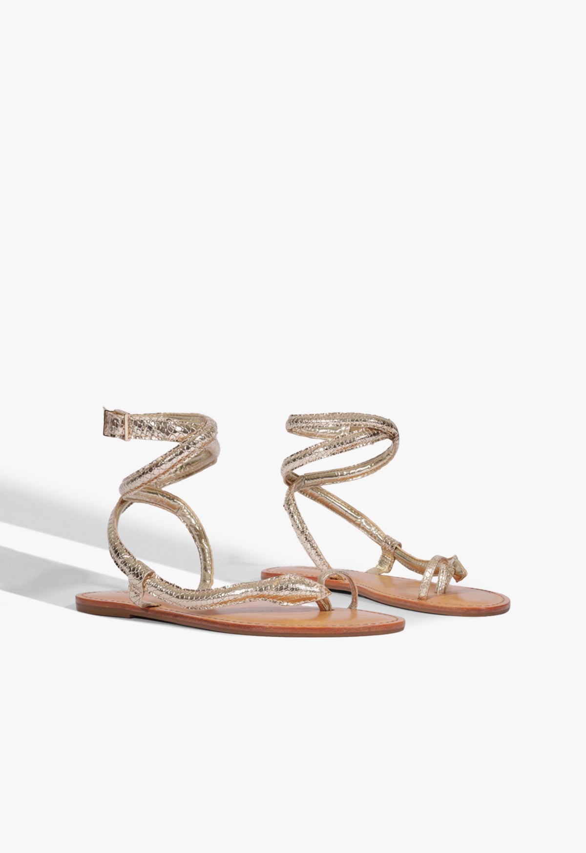 Courtney Metallic Leather Sandal - Schutz Shoes