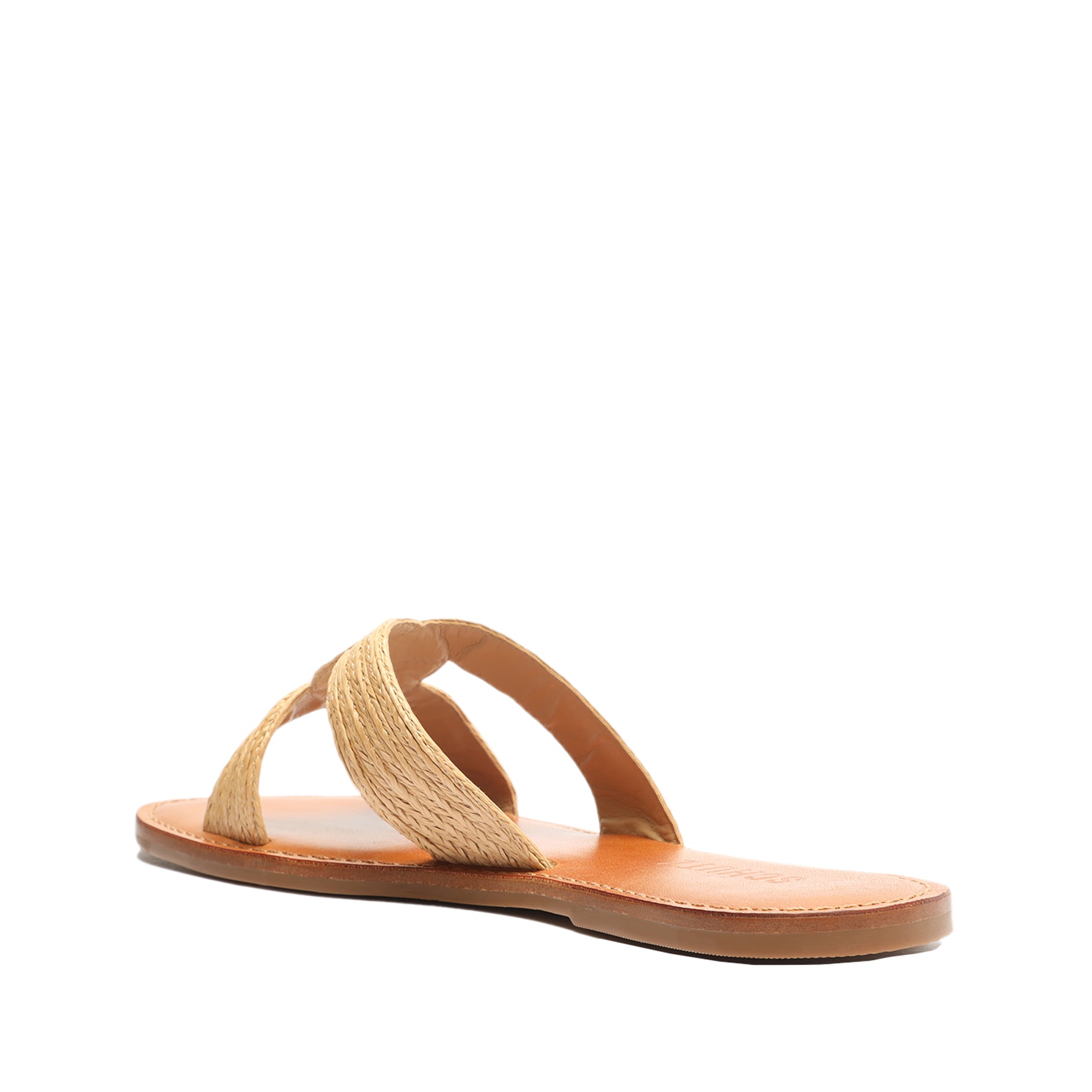 Rita Natural Raffia Sandal Flats OLD    - Schutz Shoes