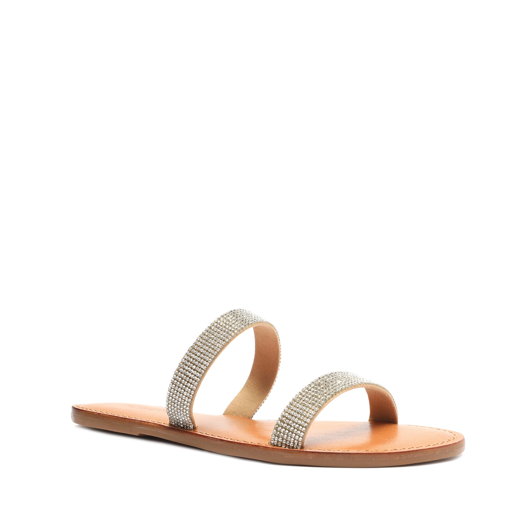 Anelle Nubuck Sandal Flats High Summer 23    - Schutz Shoes