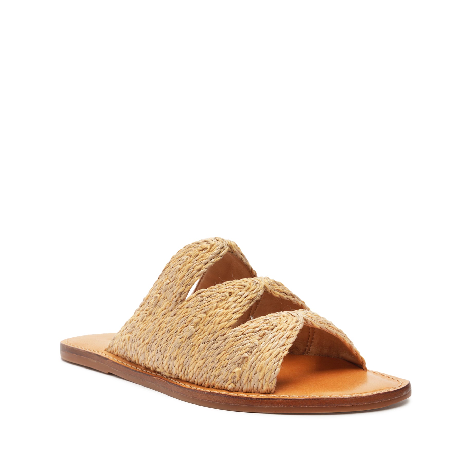 Ivy Raffia Sandal Flats SPRING 24    - Schutz Shoes