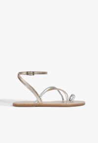 Go to related product Valeria Leather Flat Sandal