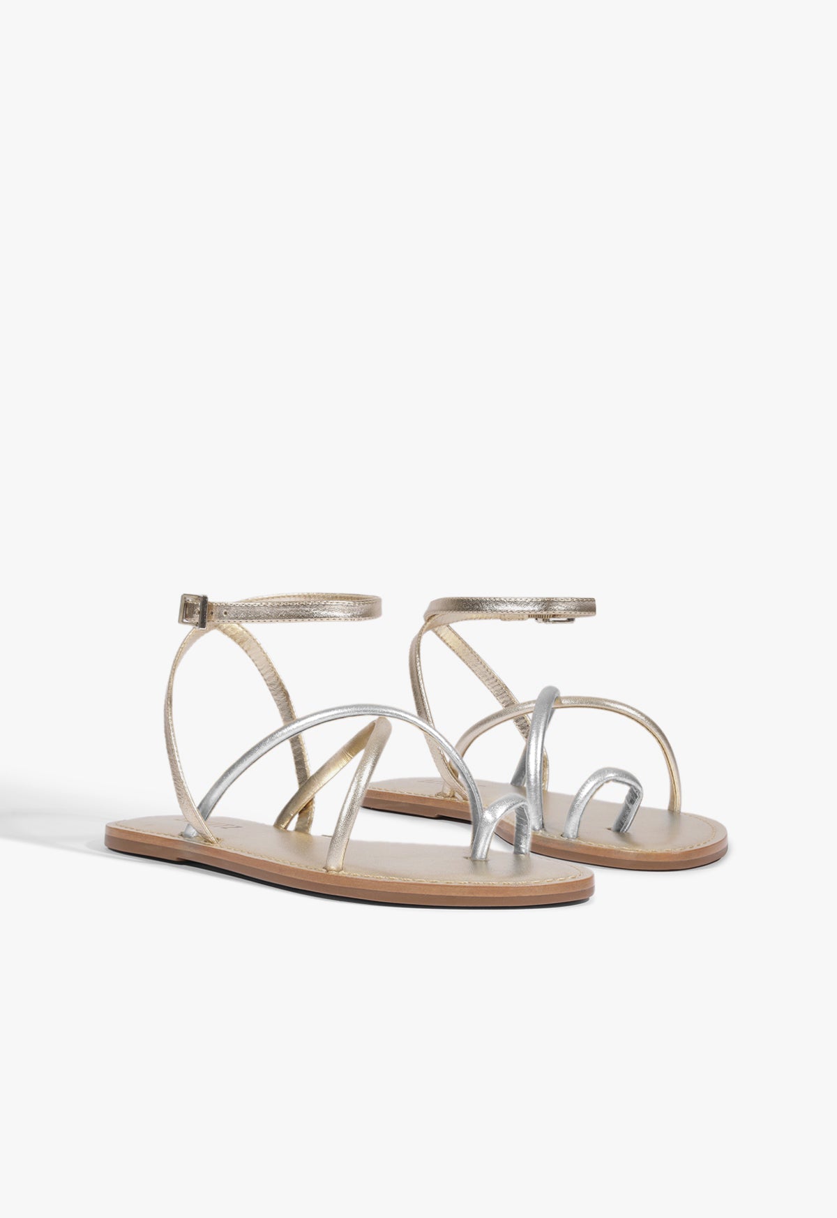 Valeria Leather Flat Sandal - Schutz Shoes