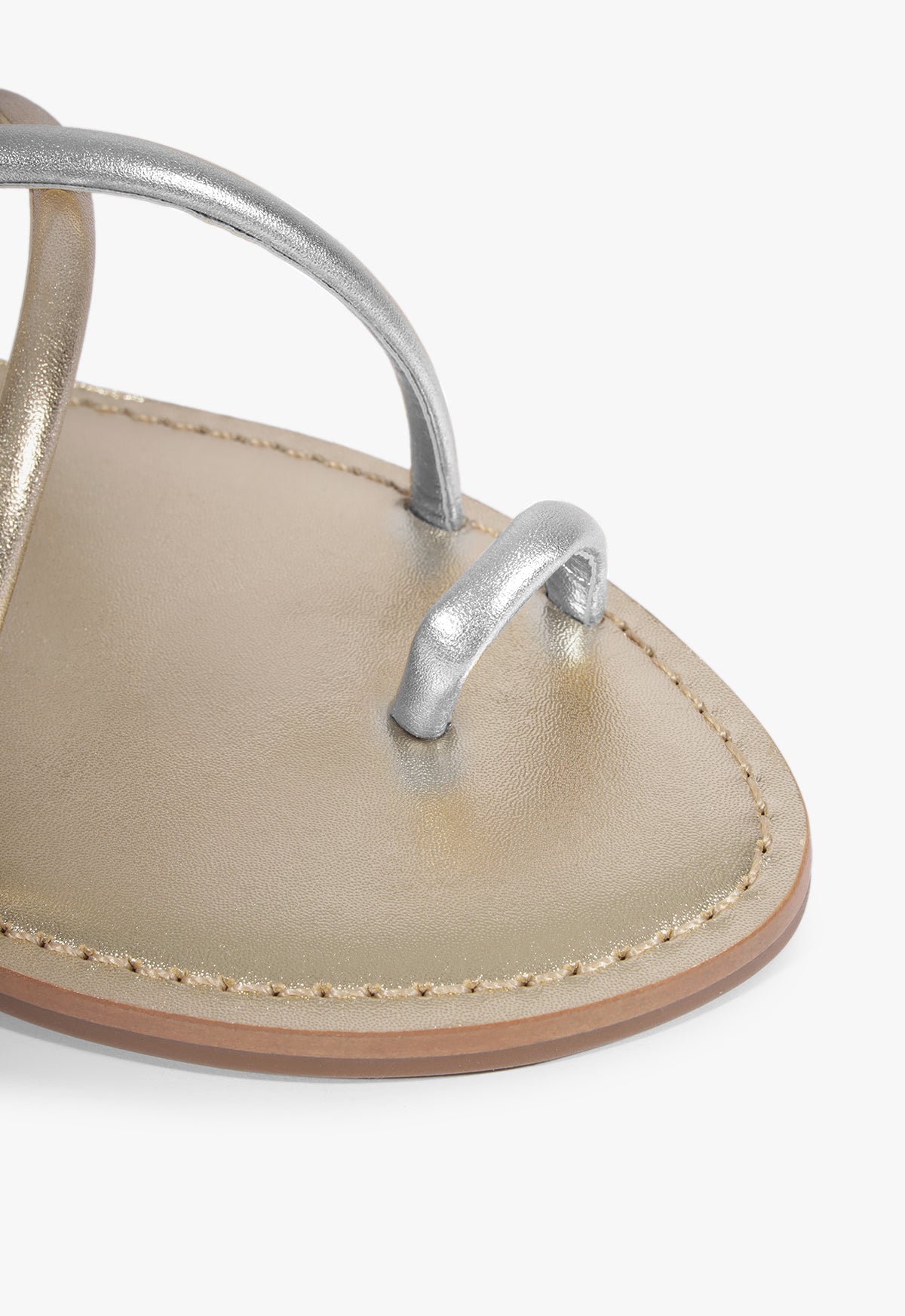 Valeria Leather Flat Sandal - Schutz Shoes