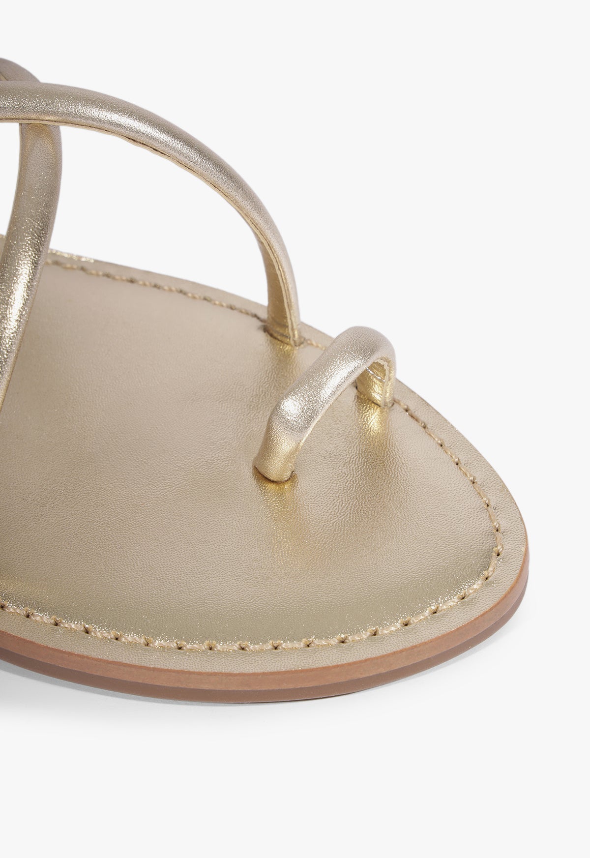 Valeria Leather Flat Sandal - Schutz Shoes