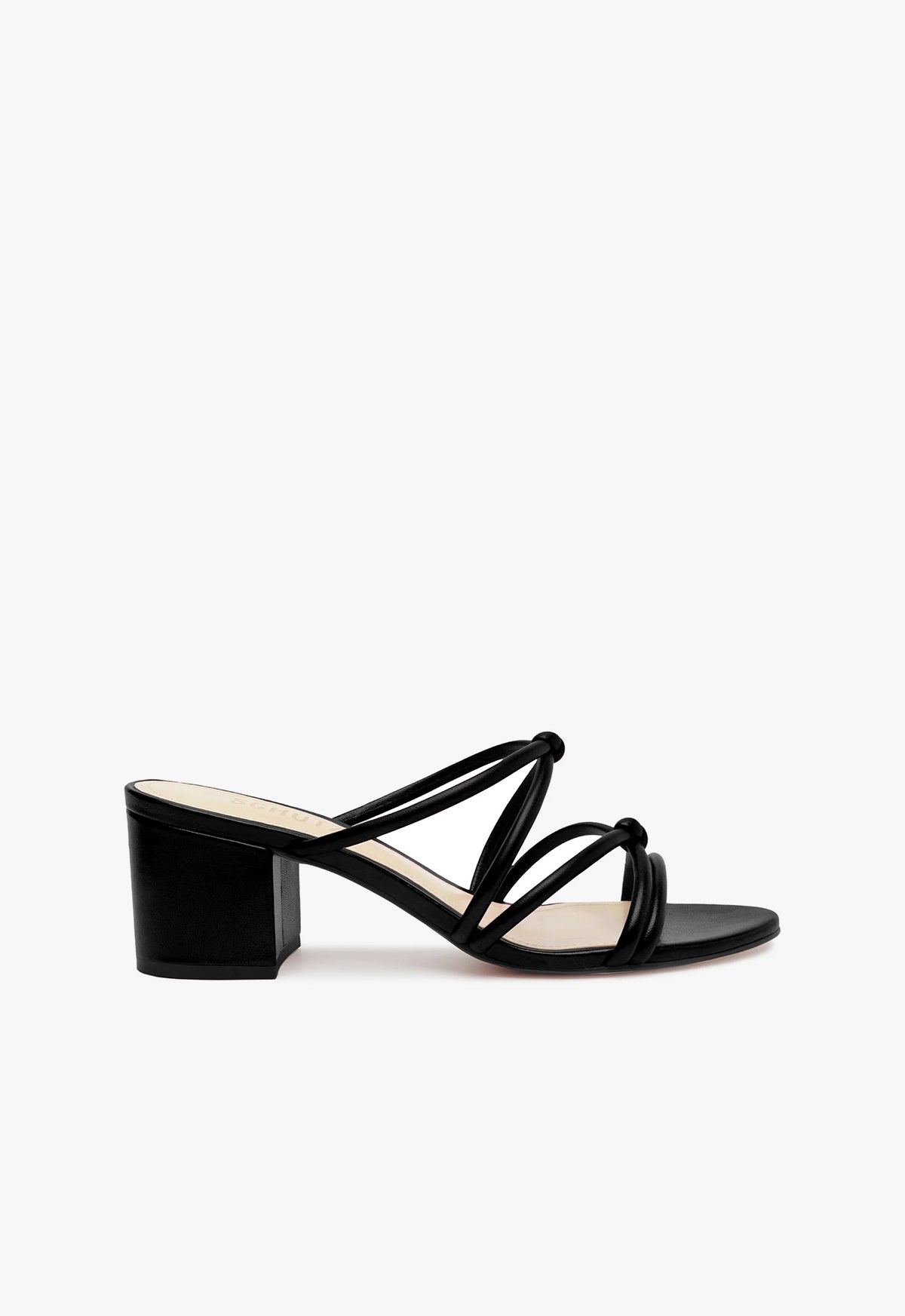 Princey Sandal Sandals FALL 23 5 Black Faux Leather - Schutz Shoes