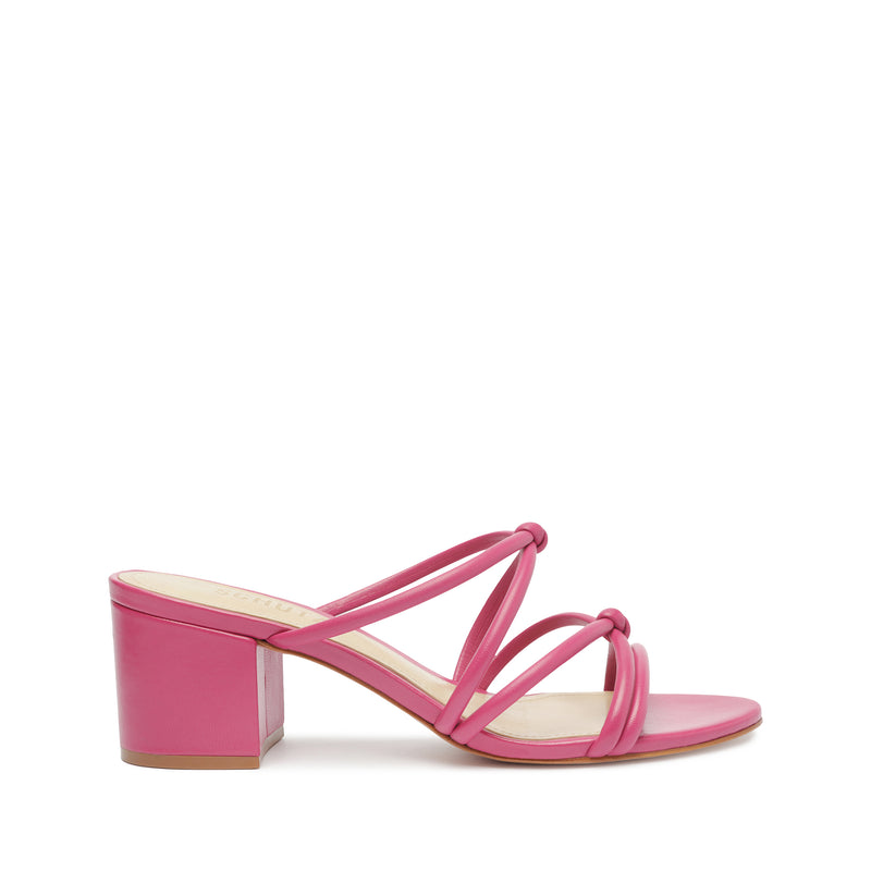 Princey Sandal Sandals FALL 23 5 Hot Pink Faux Leather - Schutz Shoes