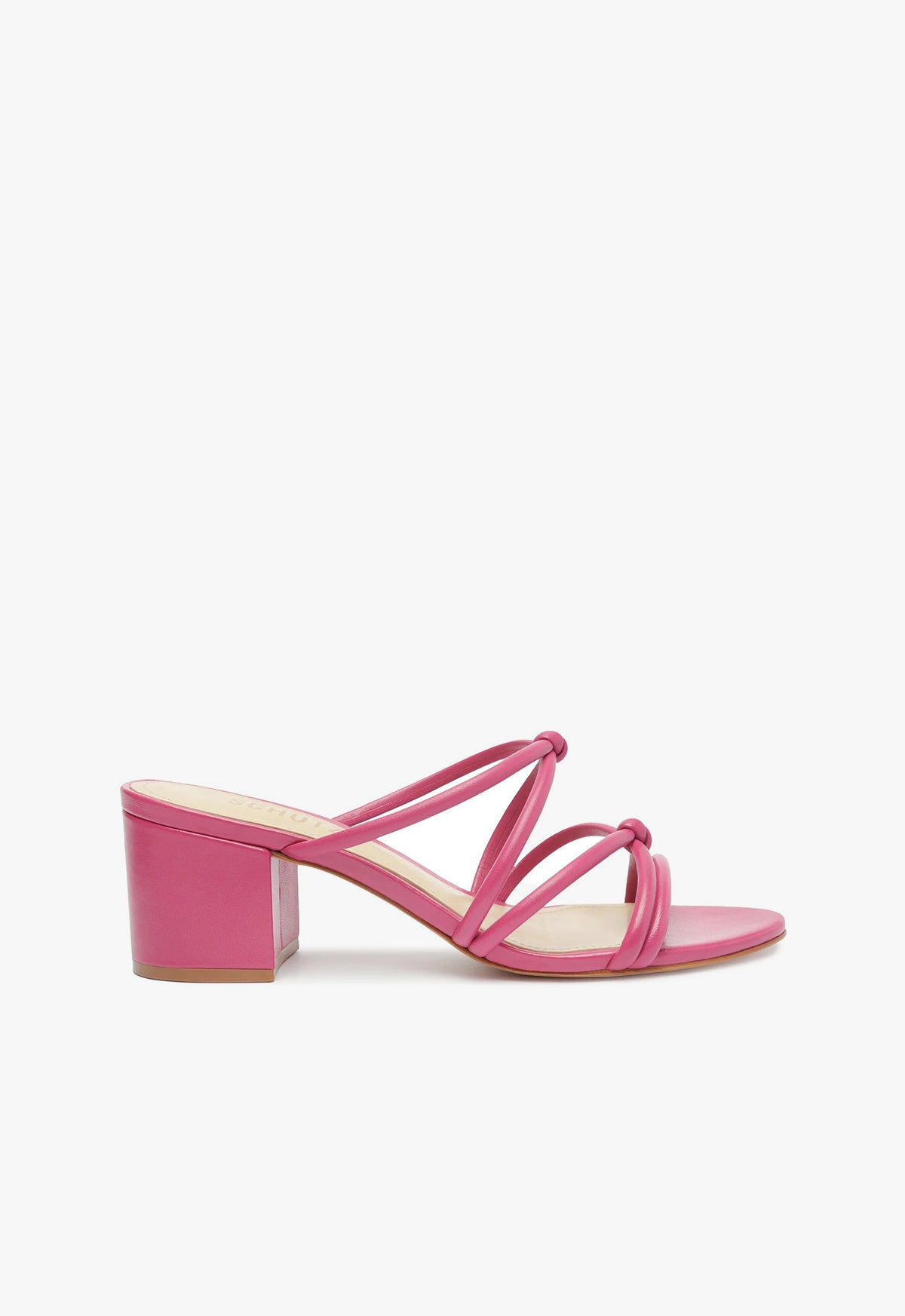 Princey Sandal Sandals FALL 23 5 Hot Pink Faux Leather - Schutz Shoes