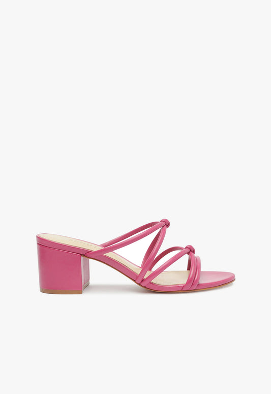 Princey Sandal FALL 23 5 Hot Pink Faux Leather - Schutz Shoes