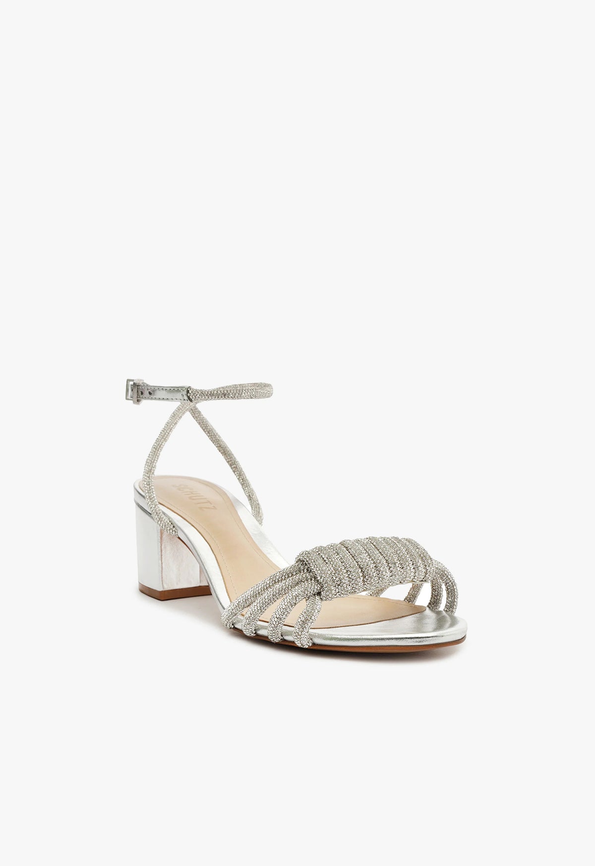 Jewell Mid Block Nappa Leather Sandal Sandals FALL 23    - Schutz Shoes