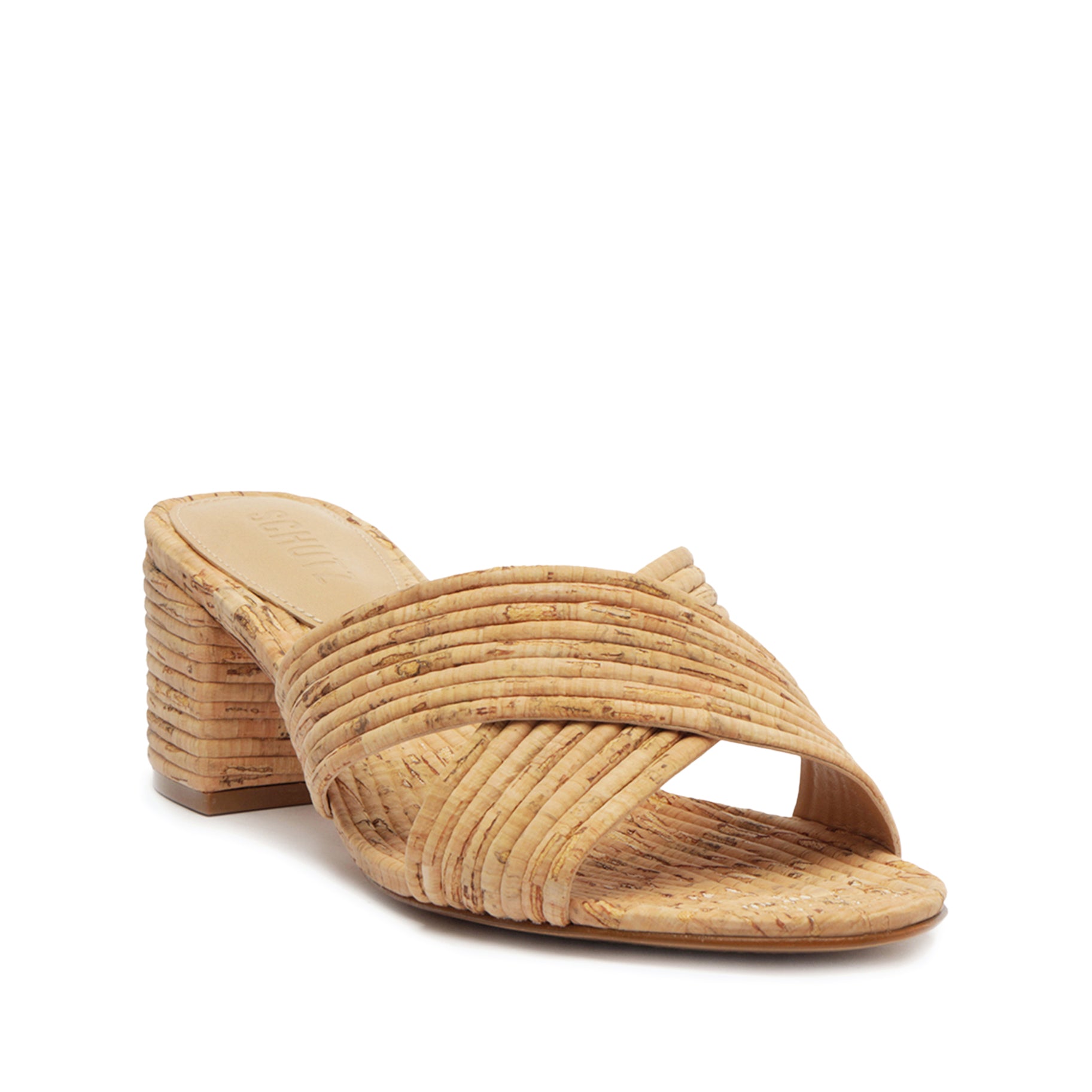 Latifah Mule Cork Sandal Sandals SPRING 24    - Schutz Shoes