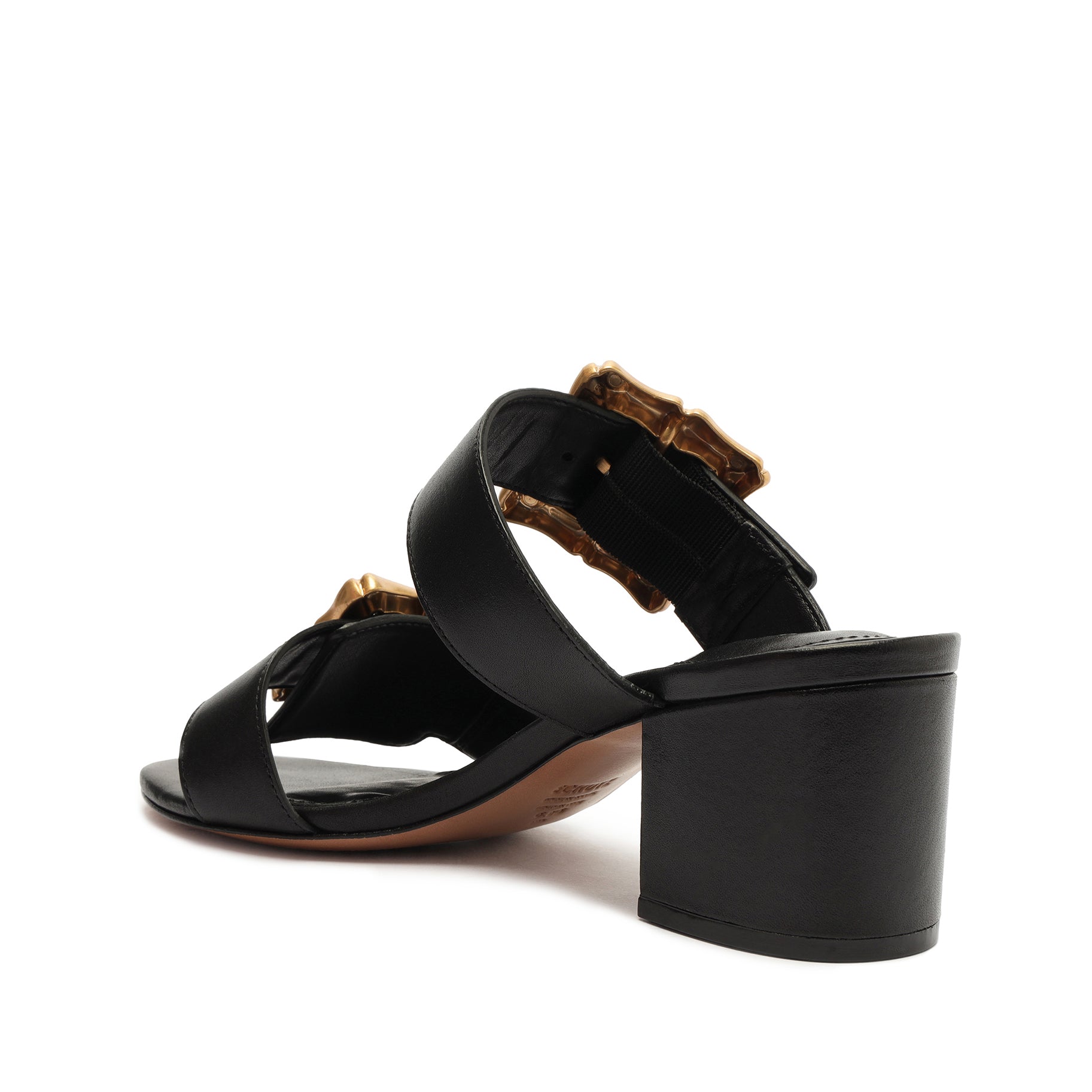 Enola Mid Block Leather Sandal Sandals SPRING 24    - Schutz Shoes