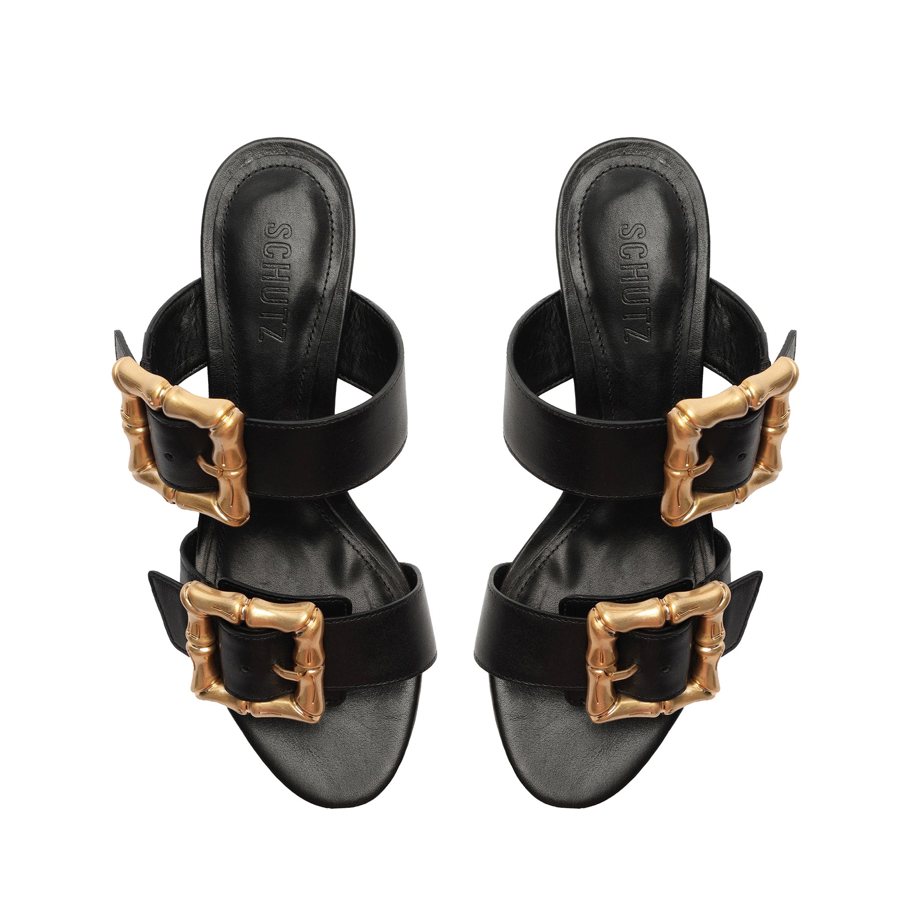 Enola Mid Block Leather Sandal Sandals SPRING 24    - Schutz Shoes