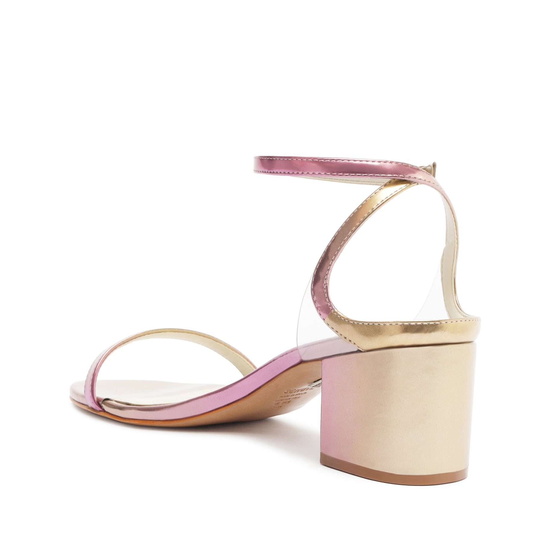 Skye Mid Block Specchio Leather Sandal Sandals High Summer 24    - Schutz Shoes