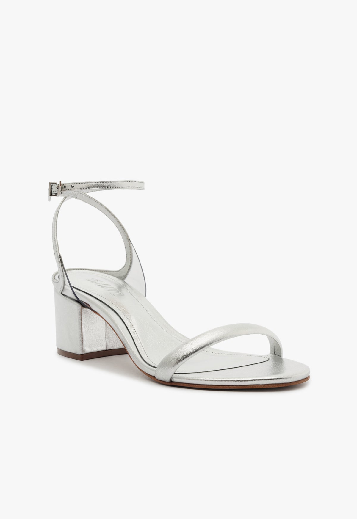 Skye Metallic Nappa & Vinyl Sandal Sandals Fall 24    - Schutz Shoes