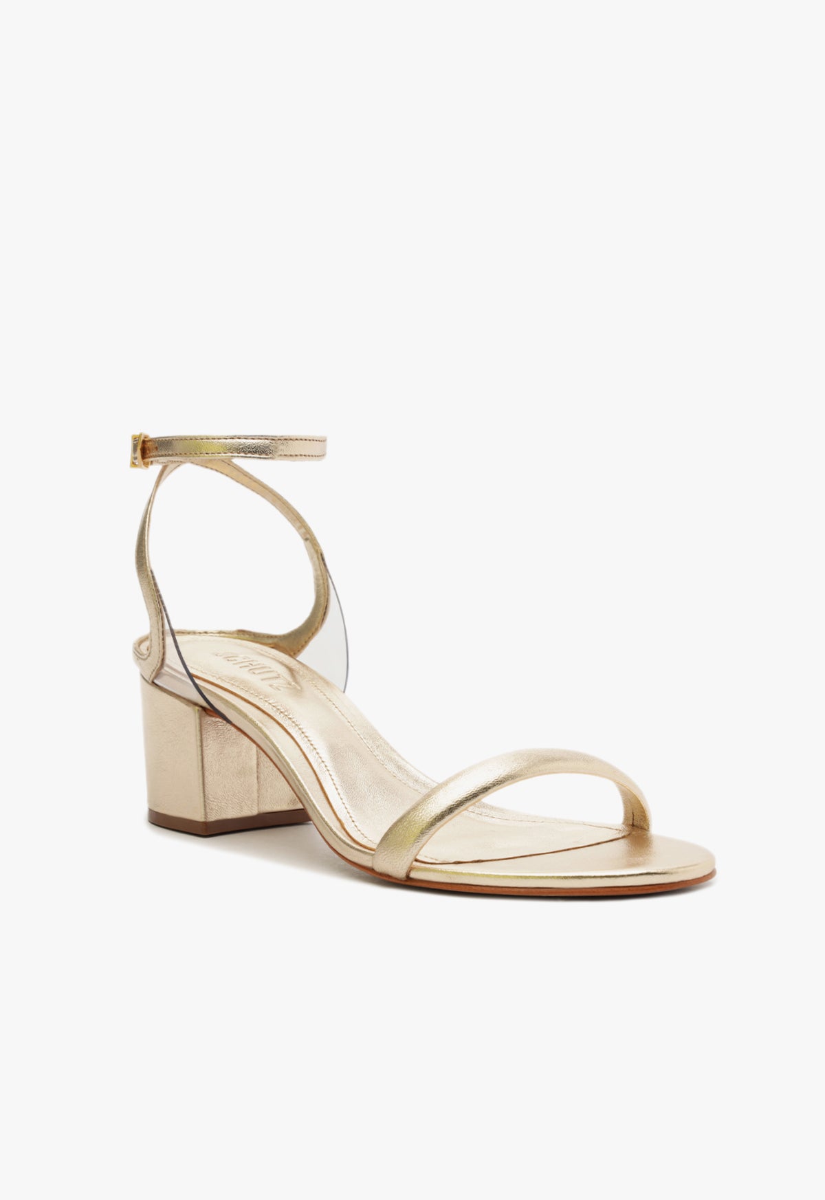 Skye Metallic Nappa & Vinyl Sandal Fall 24 - Schutz Shoes