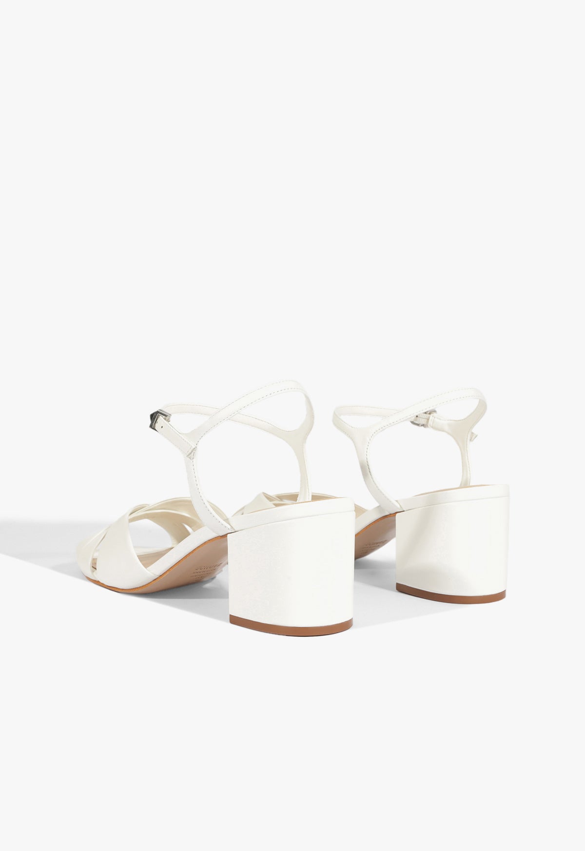 Keefa Mid Block Leather Sandal Spring 25 - Schutz Shoes