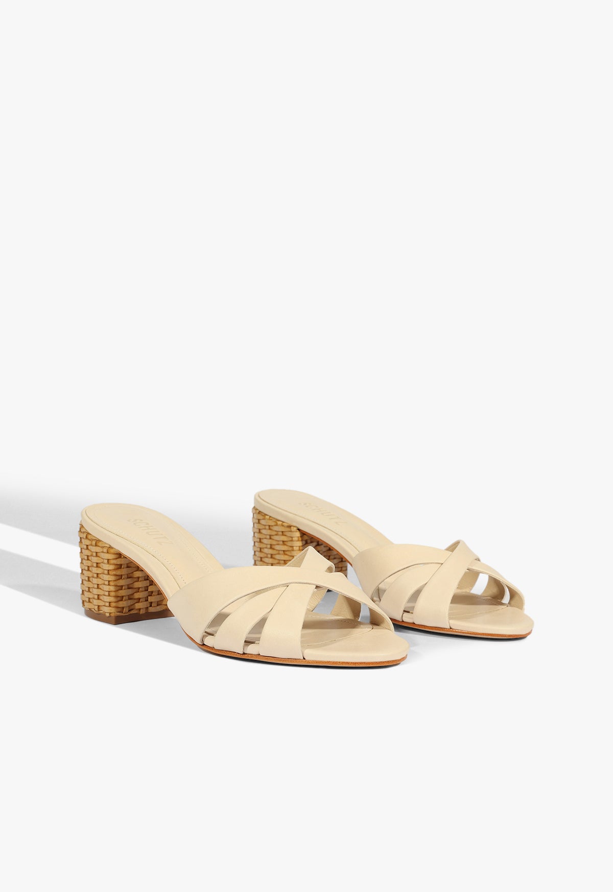 Keefa Straw Mule Sandal SUMMER 25 - Schutz Shoes
