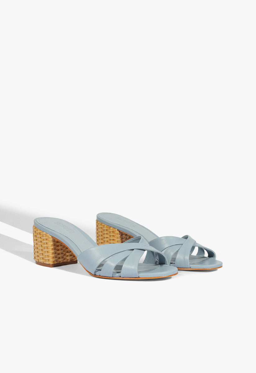 Schutz Keefa Straw Heel - Plantina