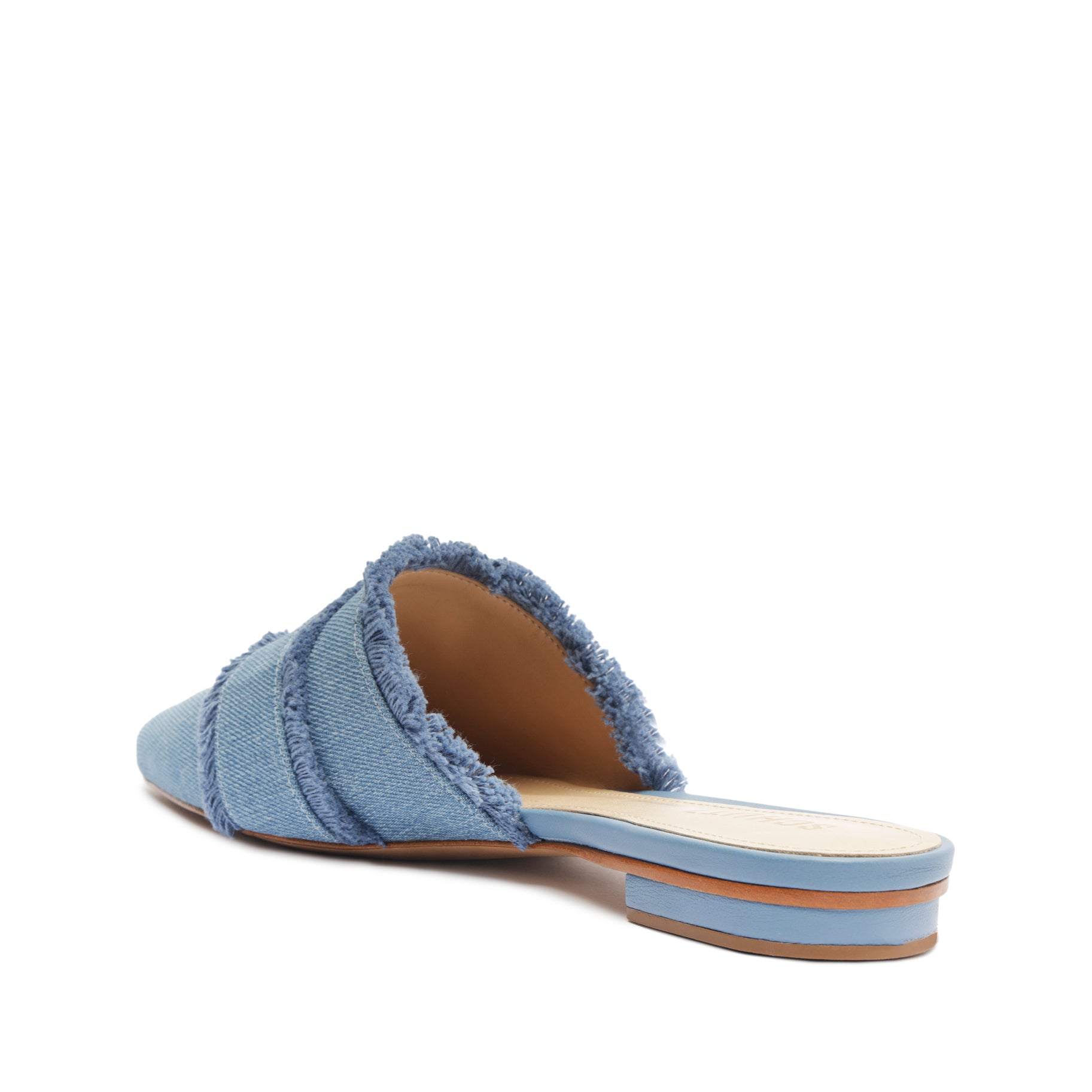 Enola Mule Denim Flat Flats SPRING 24    - Schutz Shoes