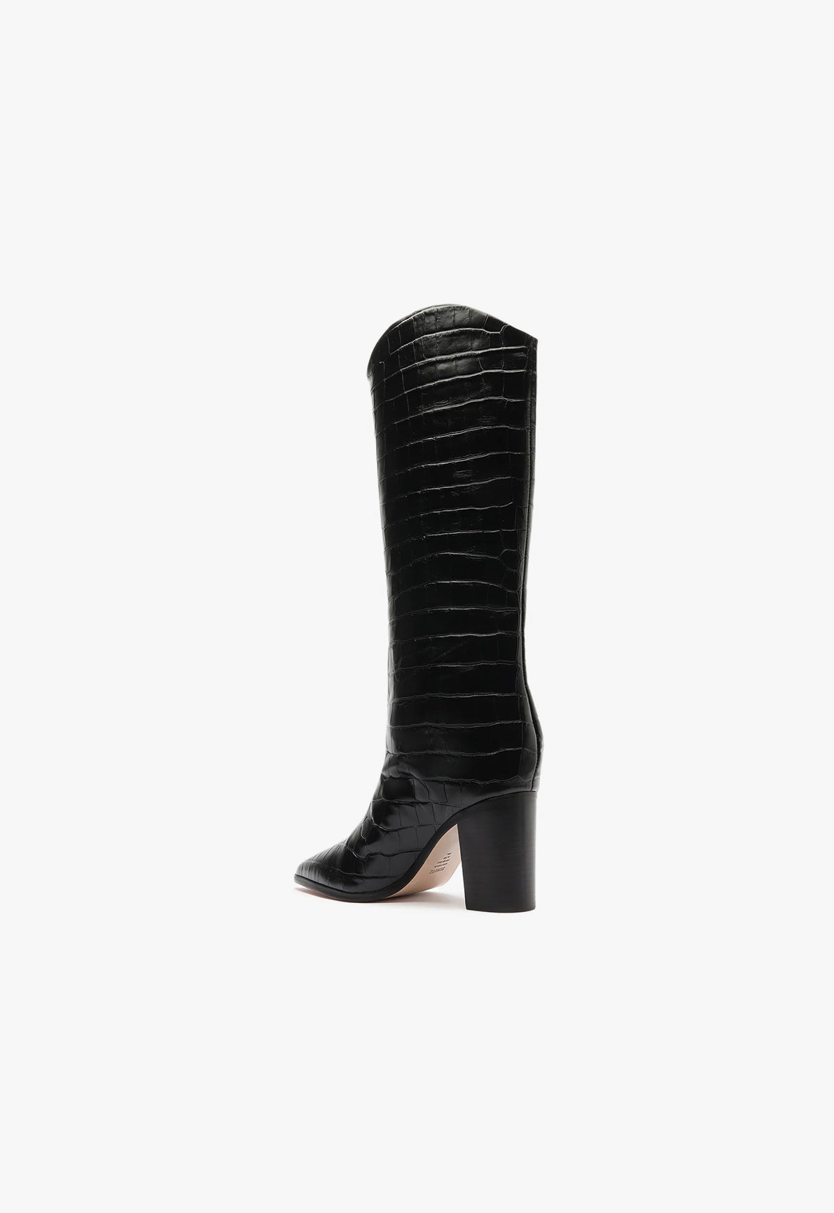 Maryana Block Wide Crocodile Boot Boots FALL 23    - Schutz Shoes