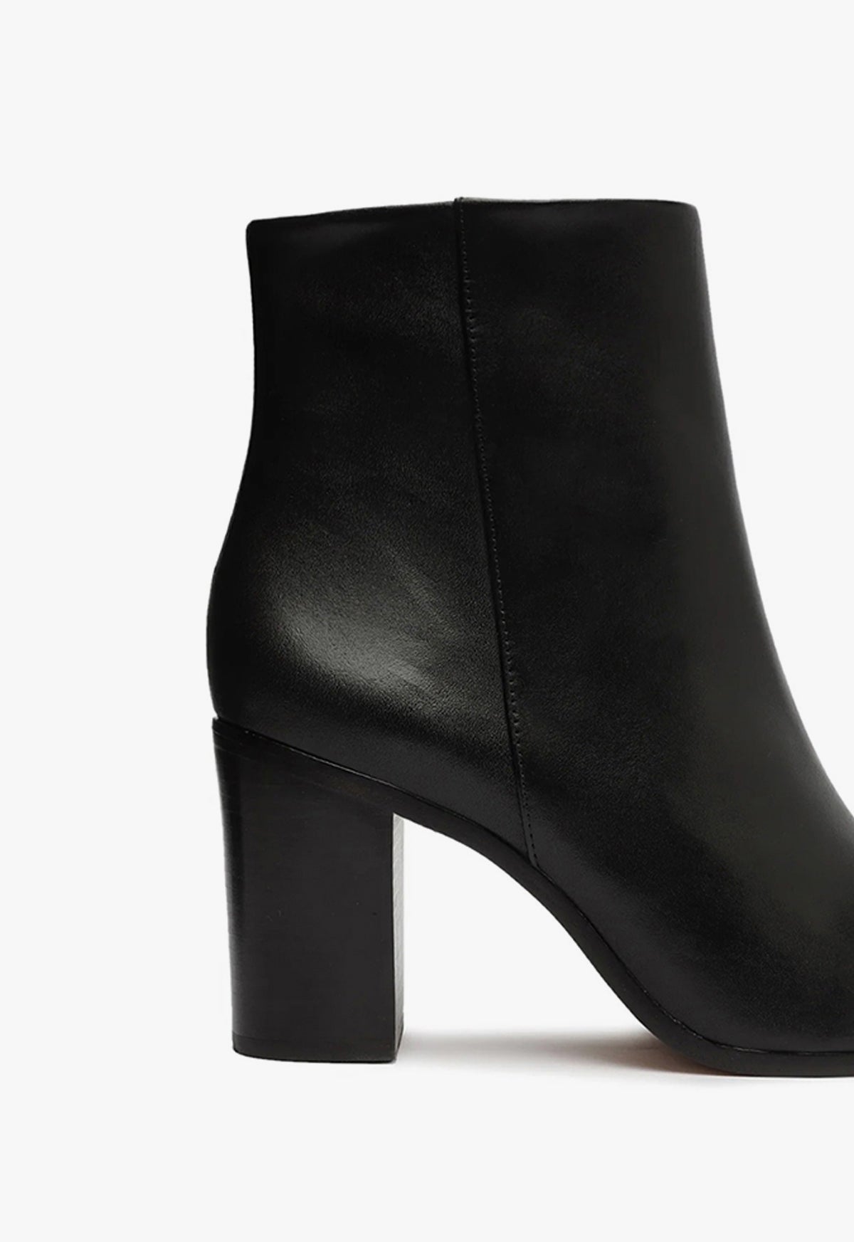 Magali Block Leather Bootie Booties CO    - Schutz Shoes