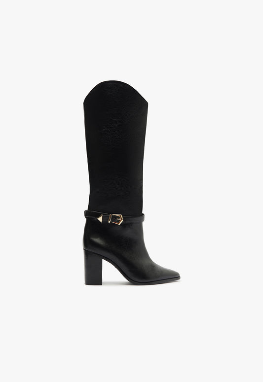 Maryana Boot Boots Fall 24 5 Black Leather - Schutz Shoes