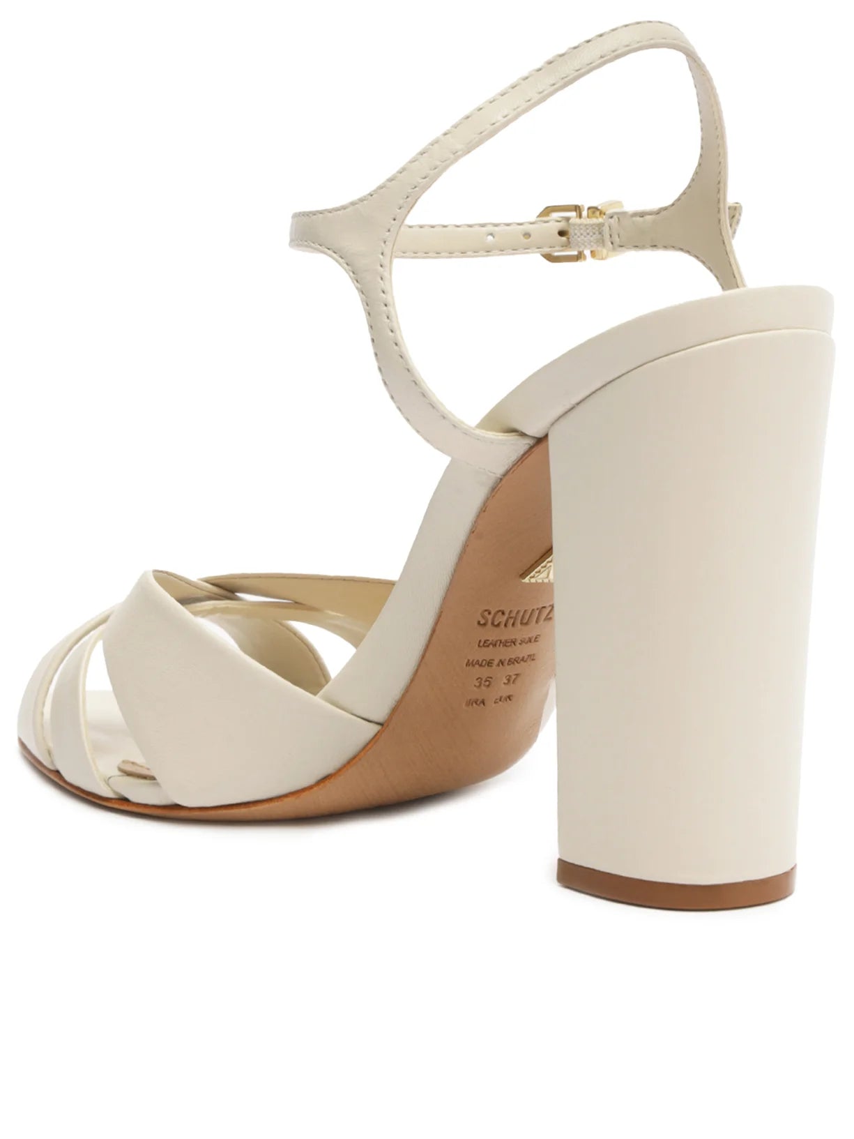Keefa Block Leather Sandal SPRING 25 - Schutz Shoes